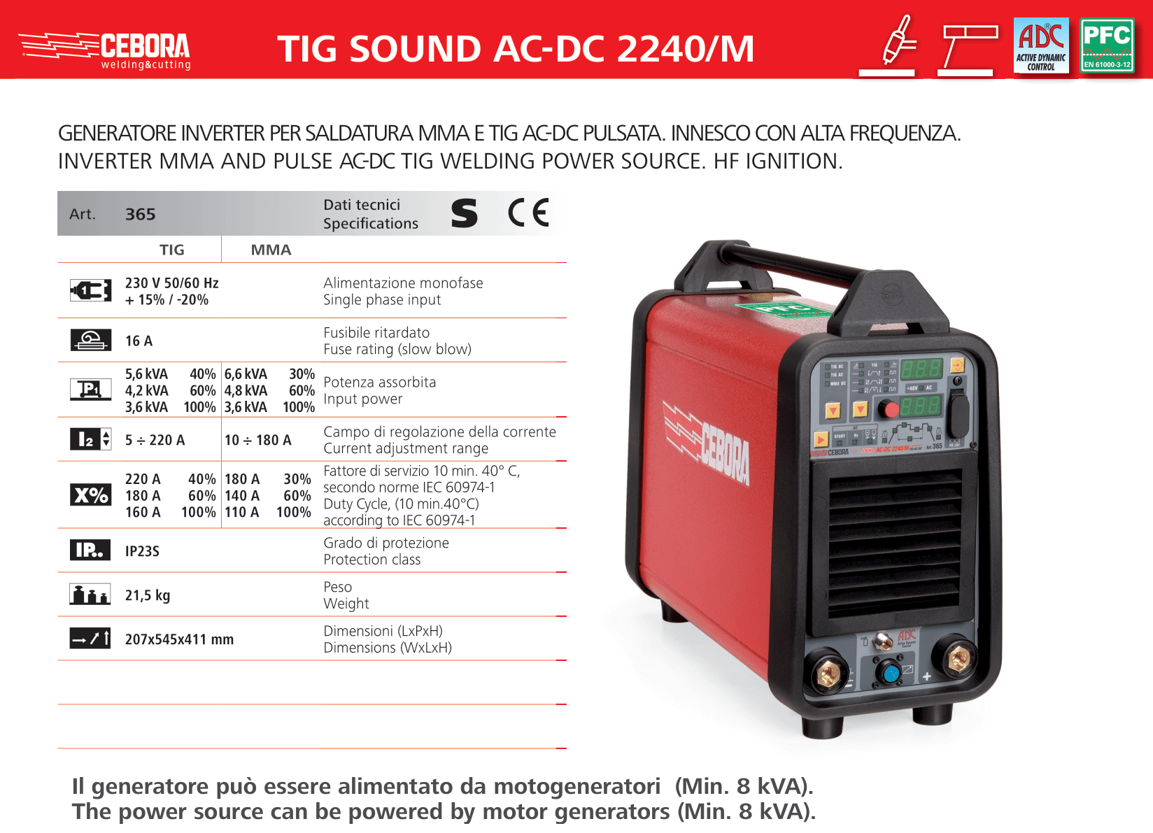 TIG ACDC 2240
