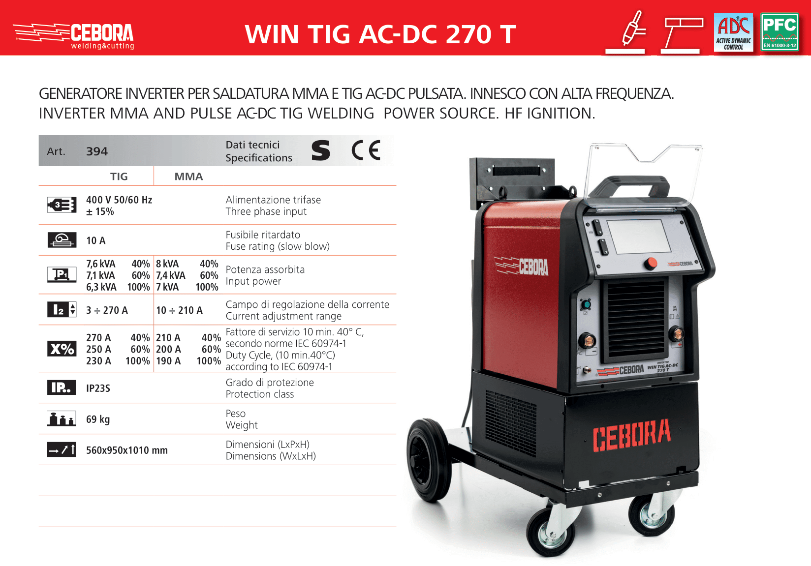 TIG ACDC 270