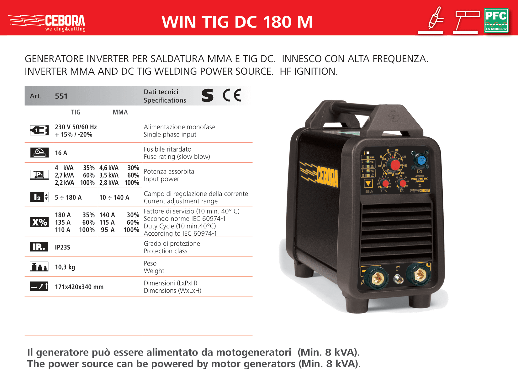TIG DC 180