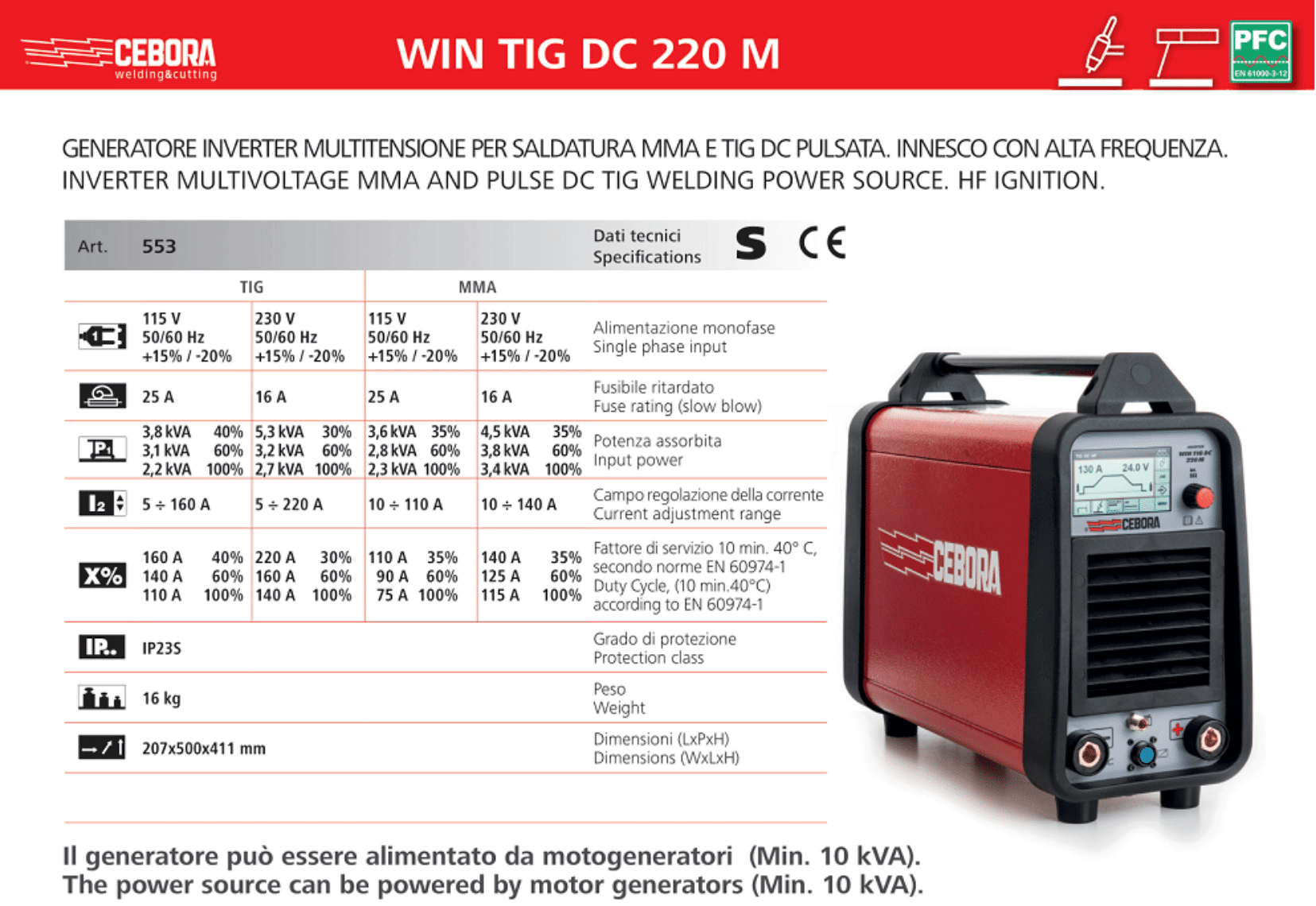 TIG DC 220