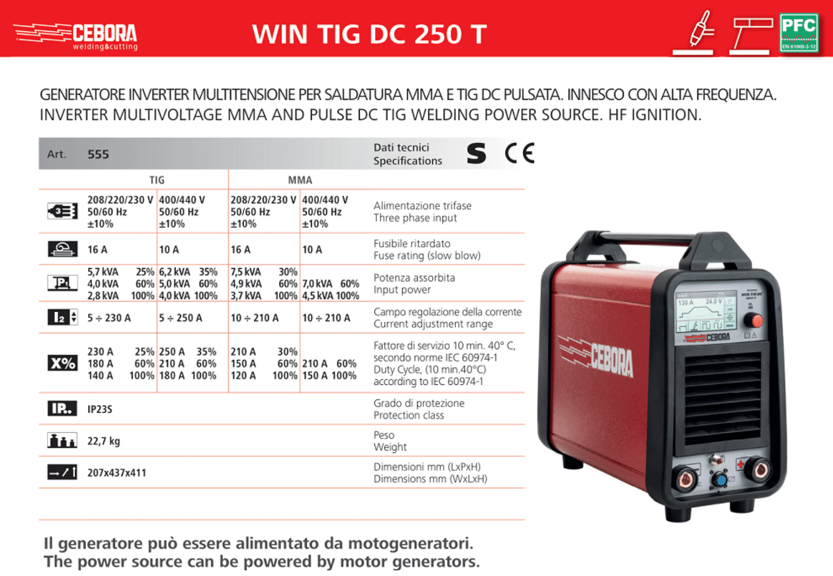 TIG DC 250